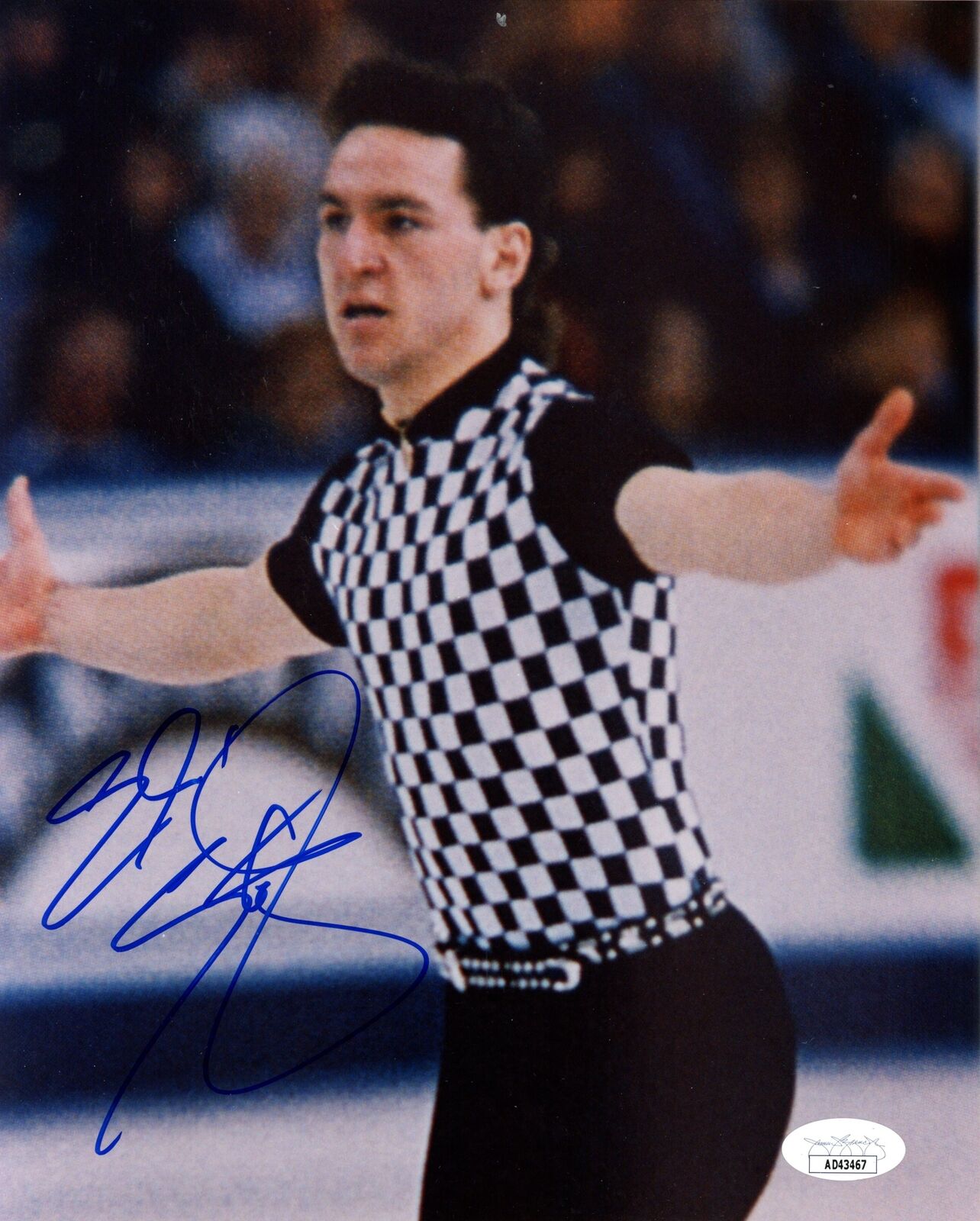 Elvis Stojko Autographed 8x10 Photo Olympic Canada Figure Skating JSA