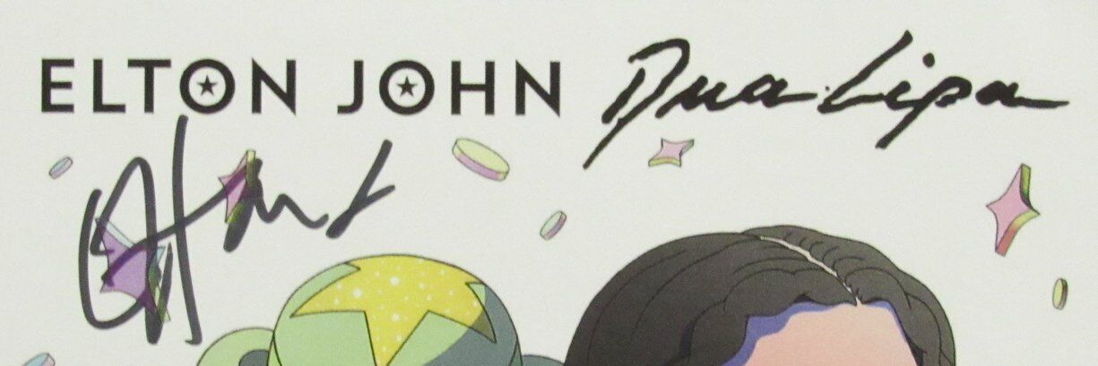 Elton John Autographed CD Insert "Cold Heart Pnau Remix" JSA 175930