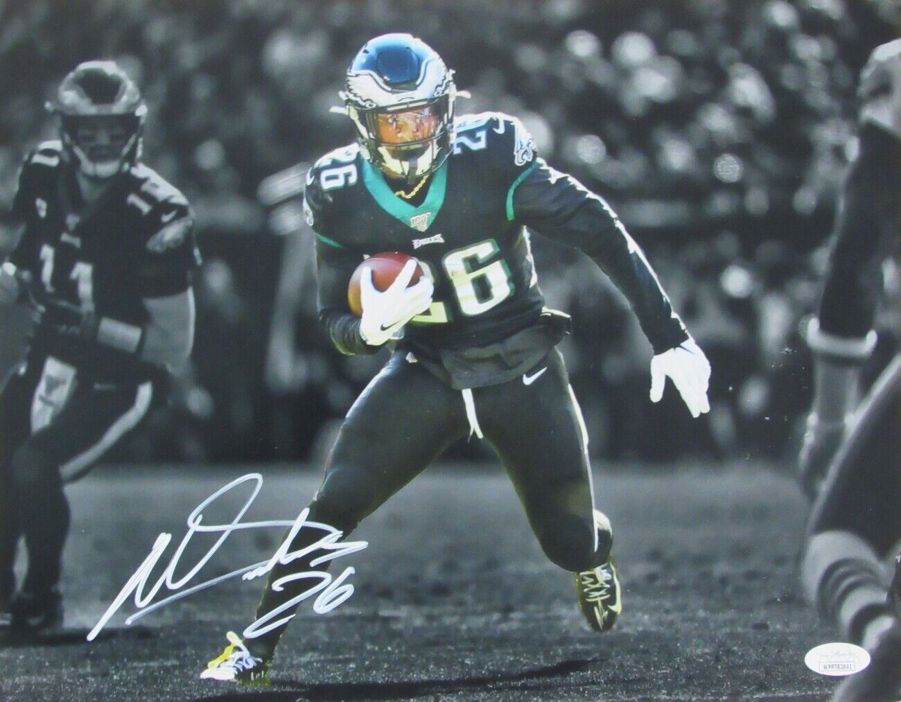 Miles Sanders Philadelphia Eagles Signed/Autographed 11x14 Photo JSA 147615