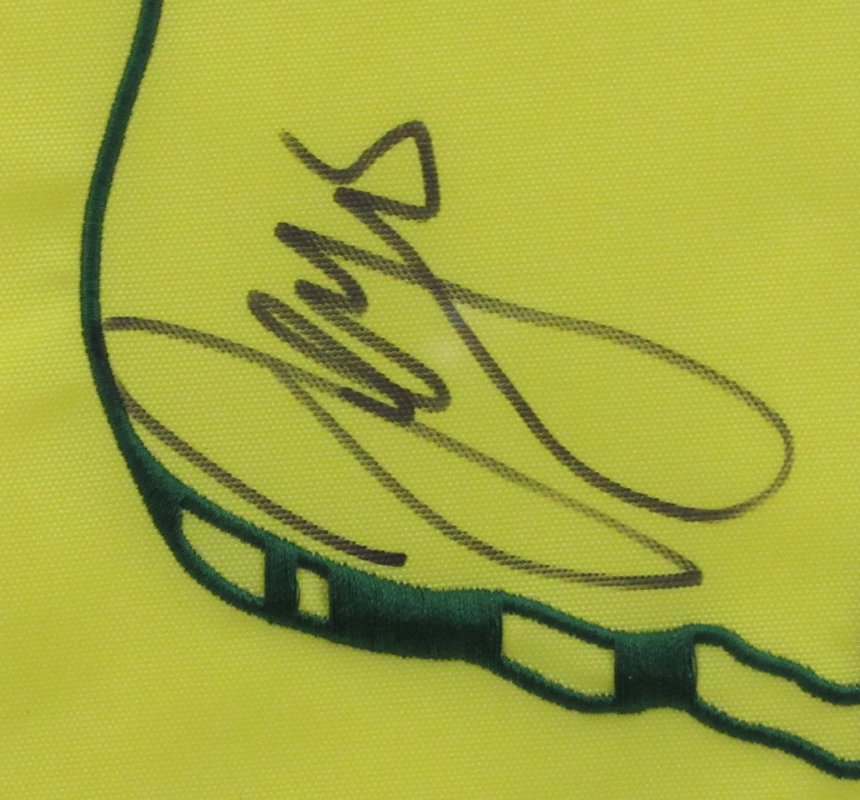 Sergio Garcia Signed/Autographed 2017 Masters Framed Pin Flag JSA 139687