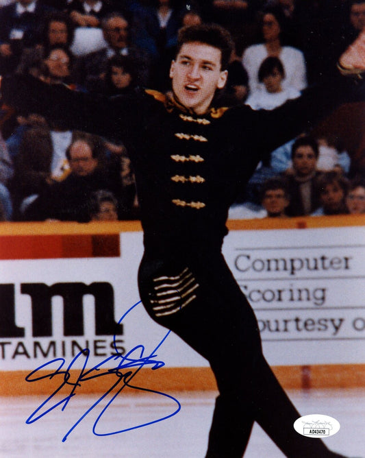 Elvis Stojko Autographed 8x10 Photo Olympic Canada Figure Skating JSA