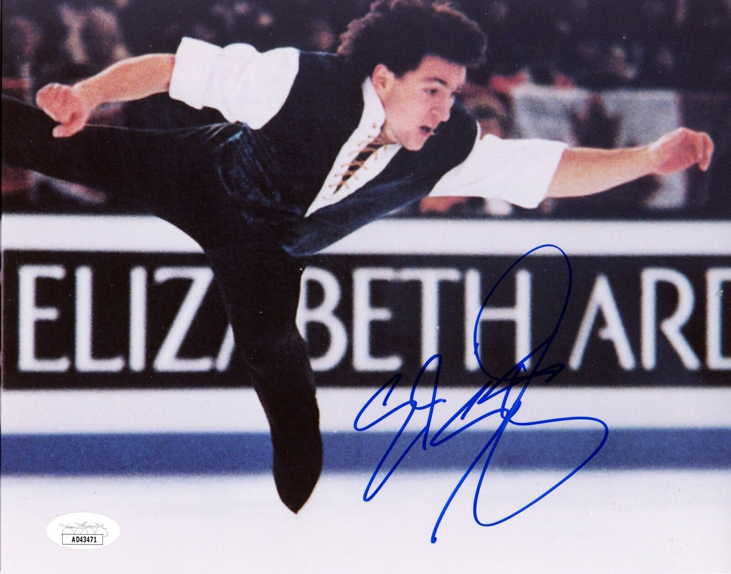 Elvis Stojko Autographed 8x10 Photo Olympic Canada Figure Skating JSA