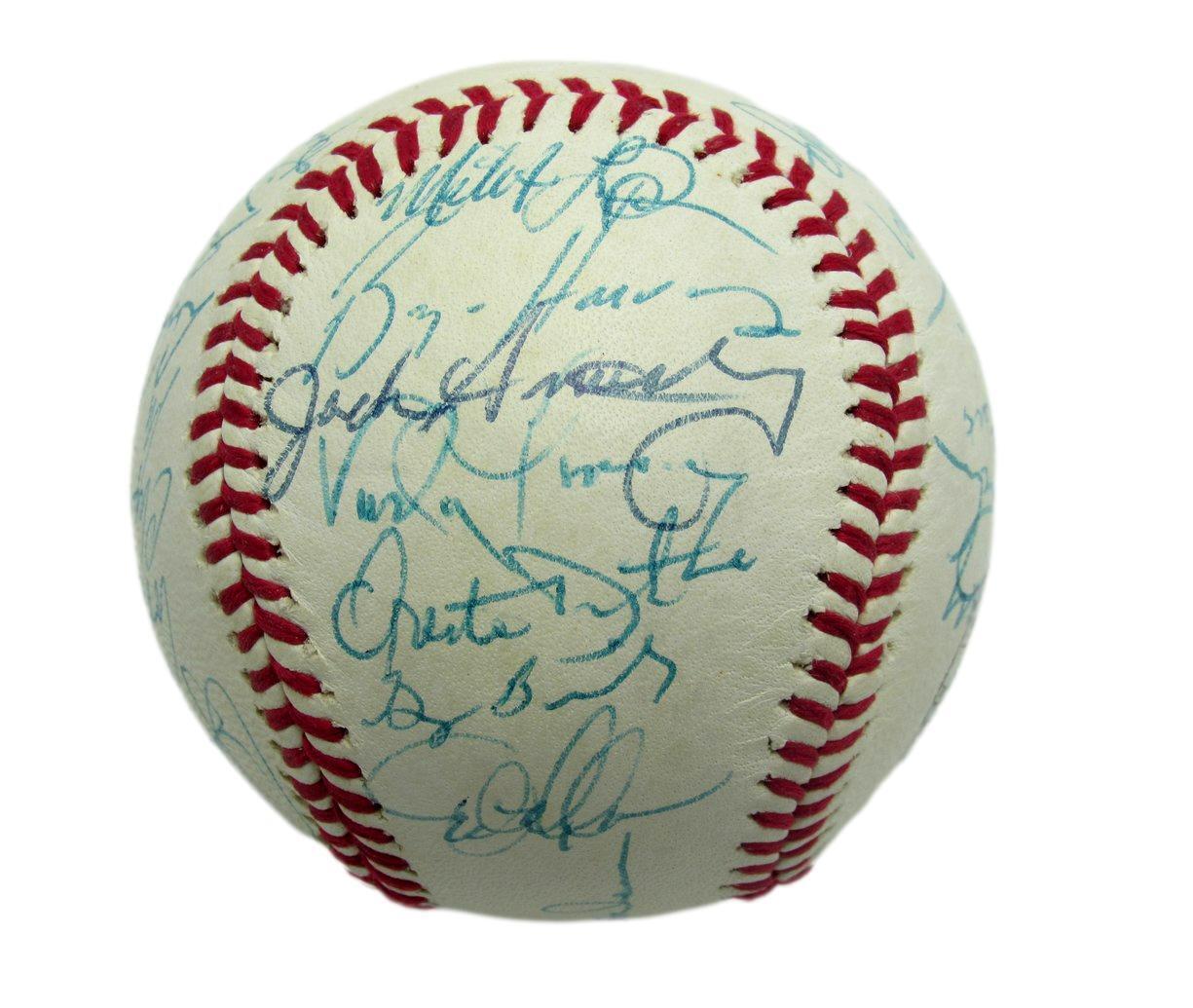 1993 Florida Marlins Signed by 28 Team Baseball Inaugural Season Hoffman HOF