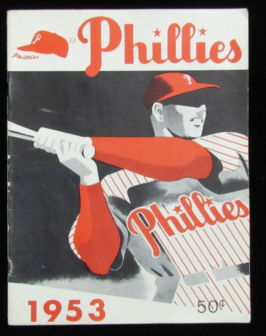 1953 Philadelphia Phillies Official Yearbook Vintage 183688