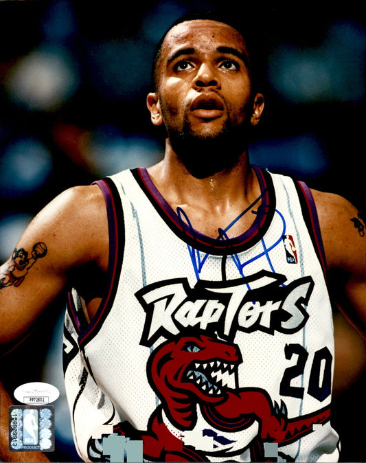 Damon Stoudamire Toronto Raptors Signed/Autographed 8x10 Photo JSA 160947