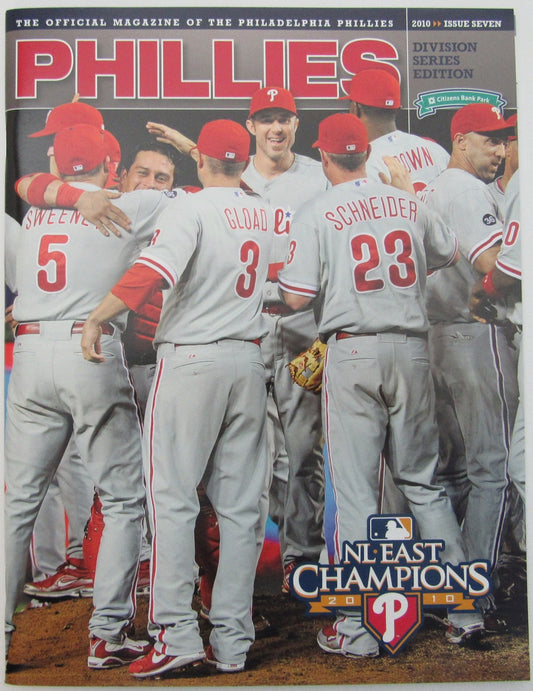 2010 Philadelphia Phillies NLDS  Program vs. Reds includes Scorecard 157735