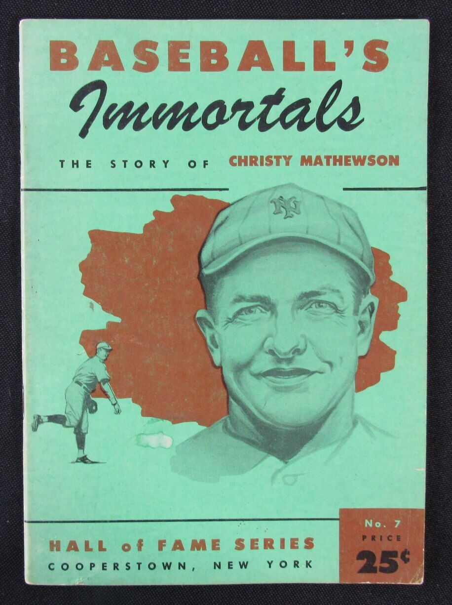 1961 Baseball's Immortals Magazine "The Story of Christy Mathewson" HOF Series