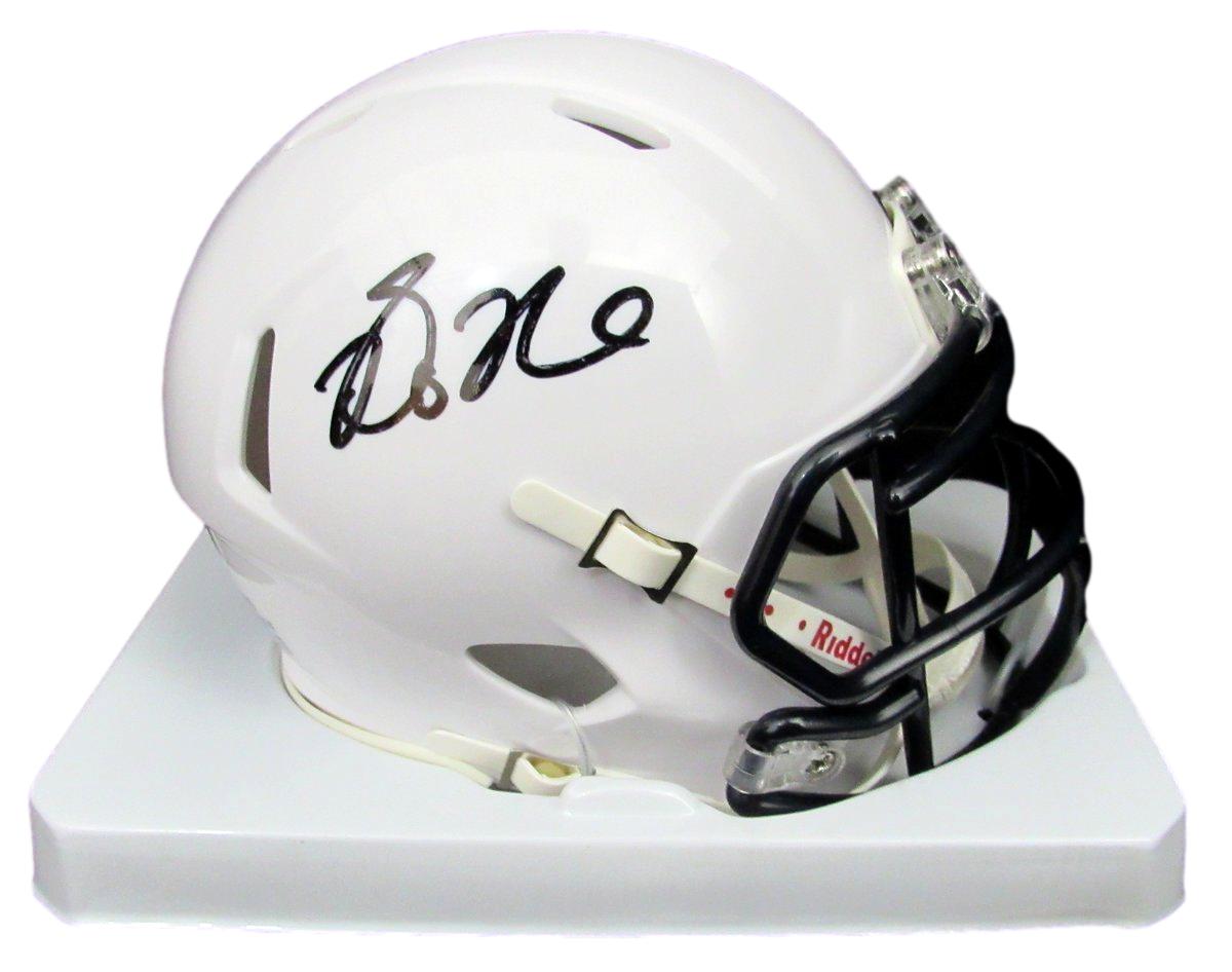 Bo Nickal Signed/Autographed White Penn State Mini Helmet Beckett 192654