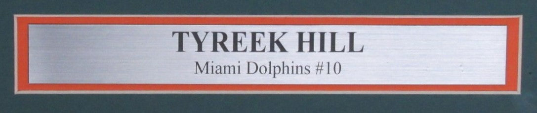 Tyreek Hill Signed 16x20 Photo Miami Dolphins Framed Beckett 187201