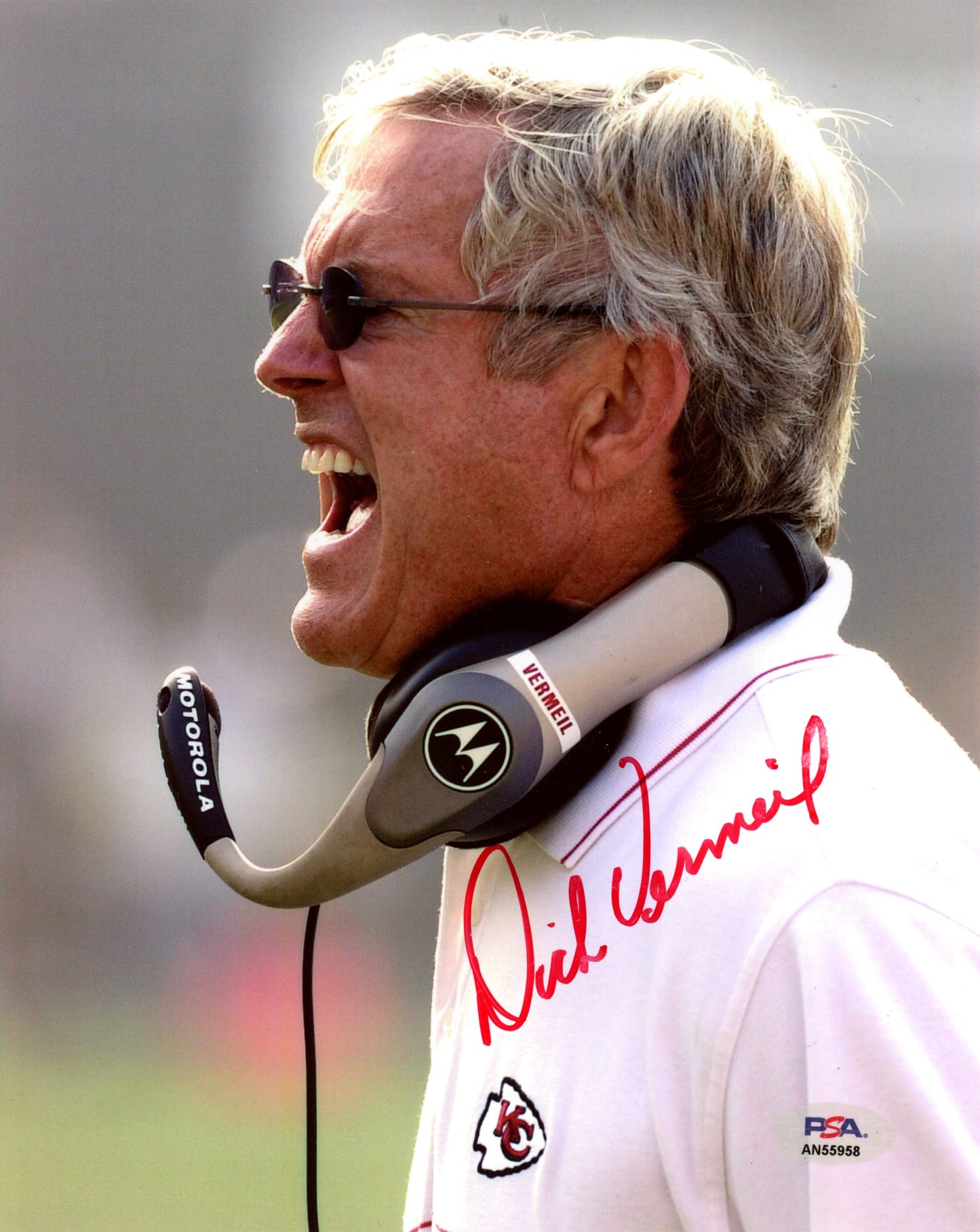 Dick Vermeil HOF Signed/Auto 8x10 Photo Kansas City Chiefs PSA/DNA 188083