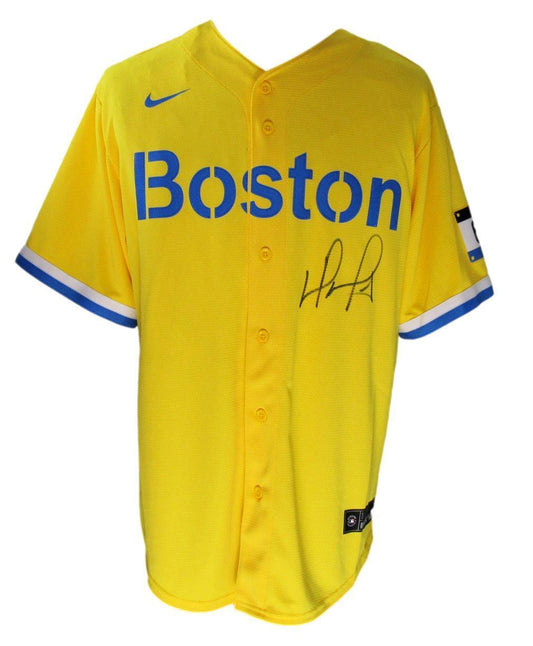 David Ortiz HOF Autographed City Alt Nike Baseball Jersey Red Sox Beckett 177081