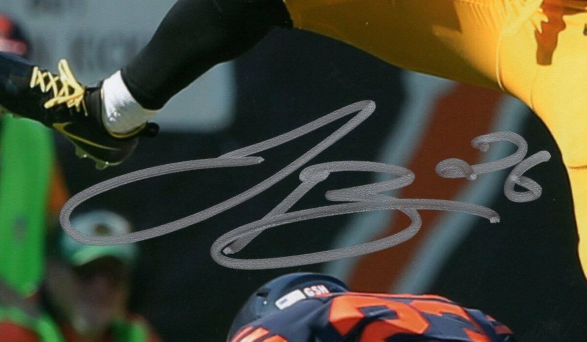 Le'Veon Bell Pittsburgh Steelers Autographed/Signed 8x10 Color Photo JSA 136748