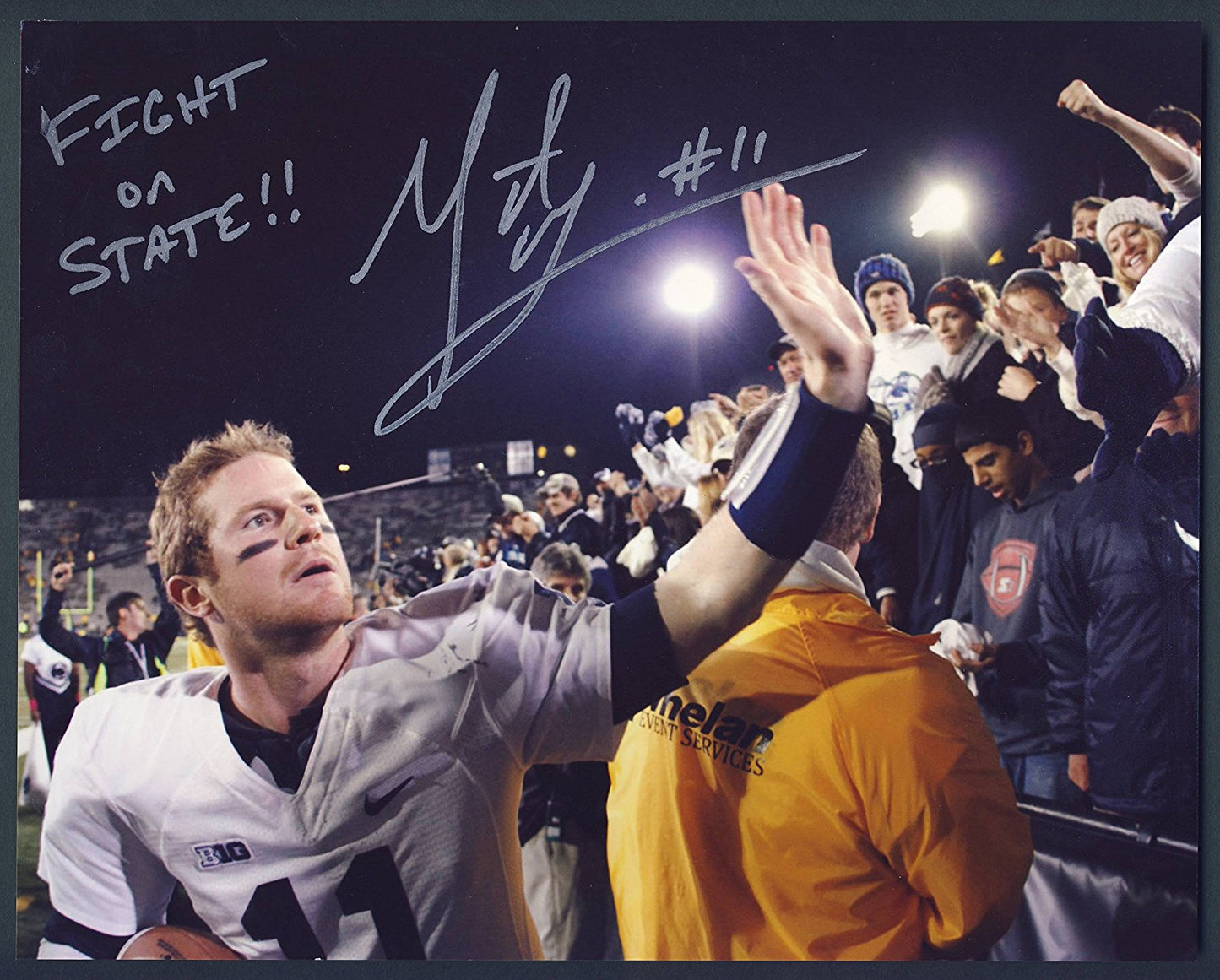 Matt McGloin Penn State PSU Autographed/Signed 8x10 Photo 124509