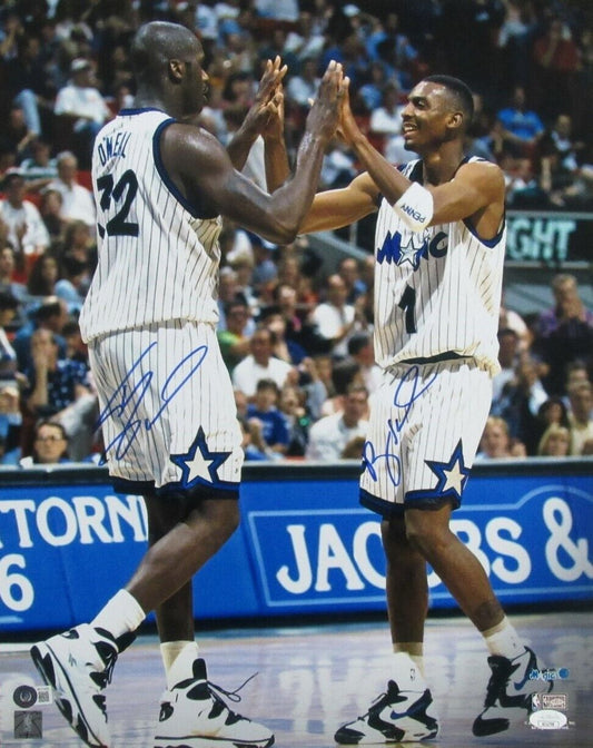 Penny Hardaway/Shaquille O'Neal Autographed 16x20 Photo Magic JSA 177453