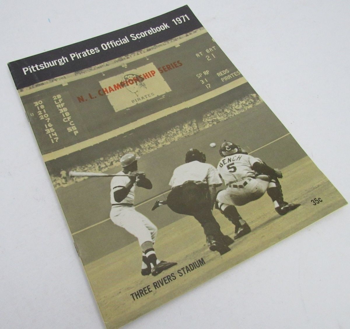 1971 Pittsburgh Pirates Official Baseball Program Scorebook 128906