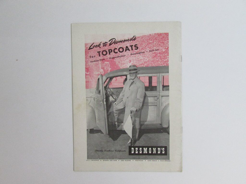 1946 Southern California USC vs. Oregon College Football Program 139008