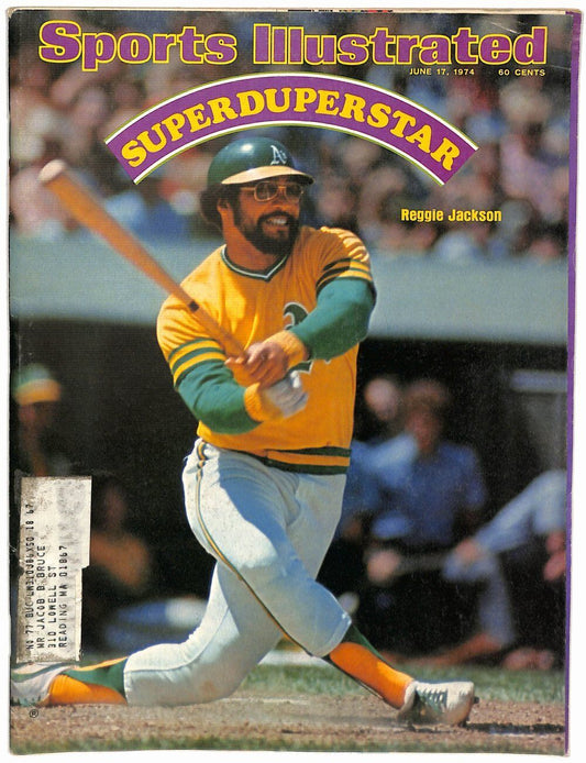 June 17, 1974 Reggie Jackson HOF Oakland A's Sports Illustrated Cover 181657