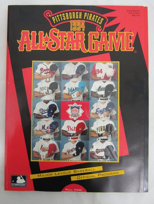 1994 MLB All Star Game Program Pittsburgh Pirates 135174