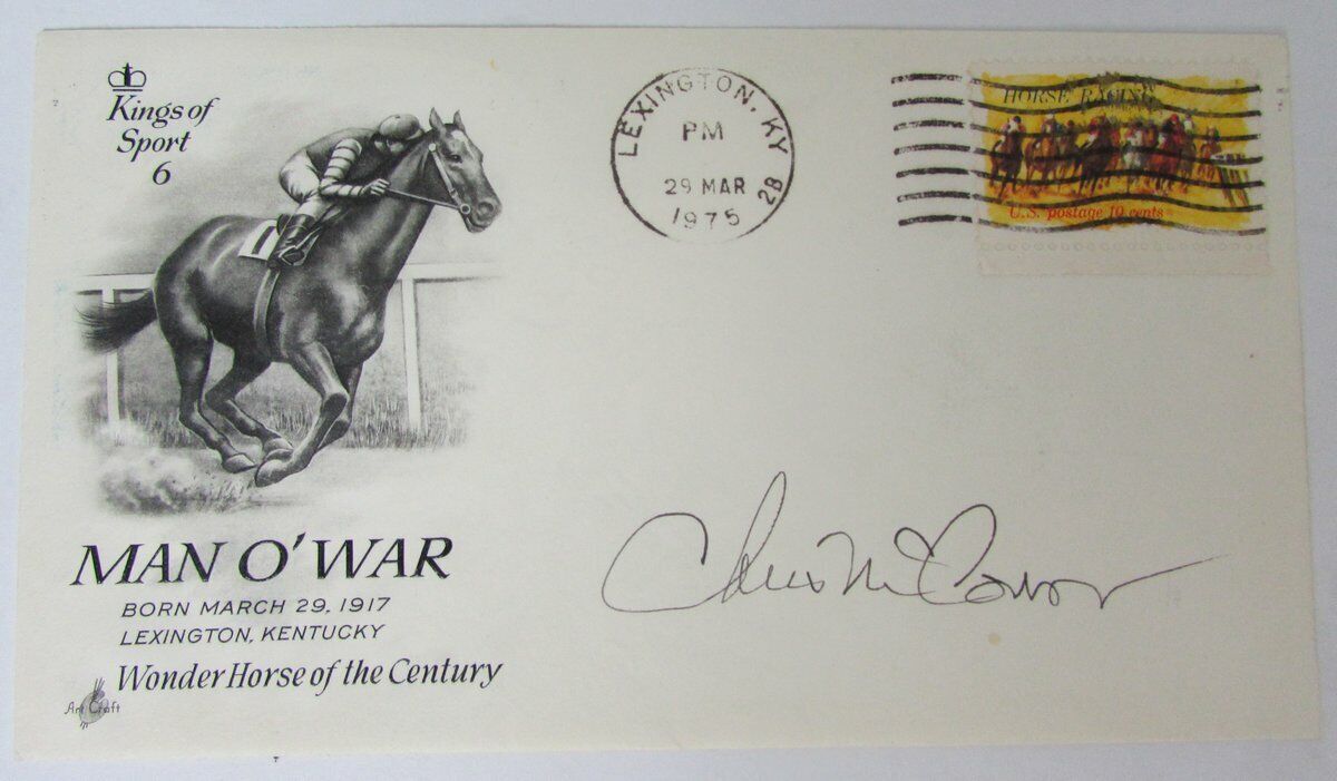 Chris McCarron Jockey US Racing HOF Signed FDC First Day Cover/Envelope 146664