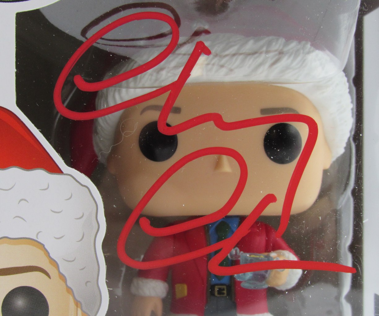 Chevy Chase Signed/Auto Funko Pop! #242" Christmas Vacation" Beckett 189755