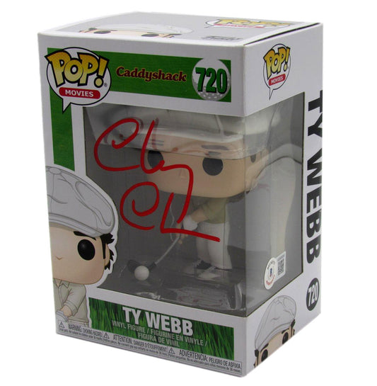 Chevy Chase Signed/Auto Funko Pop! #242" Christmas Vacation" Beckett 189755