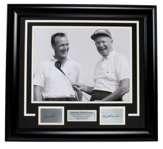 Arnold Palmer/Dwight Eisenhower @ Gettysburg Country Club 11x14 Photo Framed 042