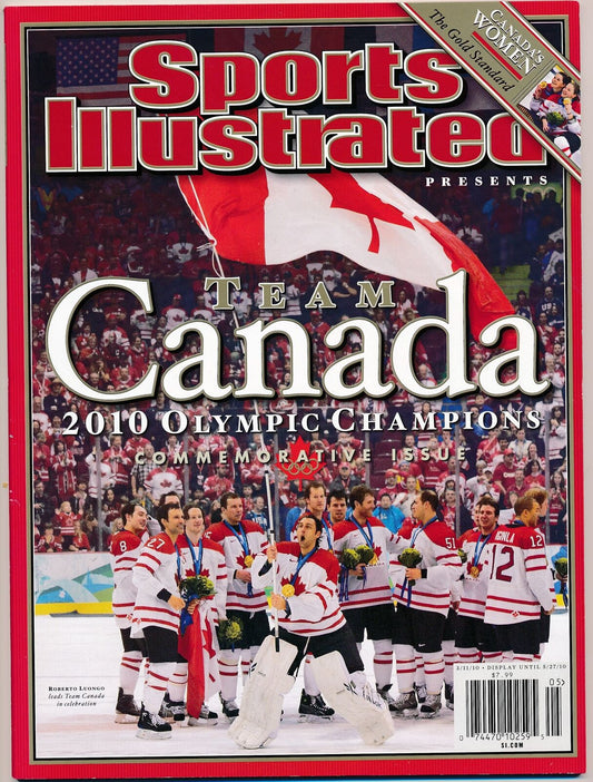 March 11, 2010 Team Canada Sports Illustrated NO LABEL Newsstand Team Canada