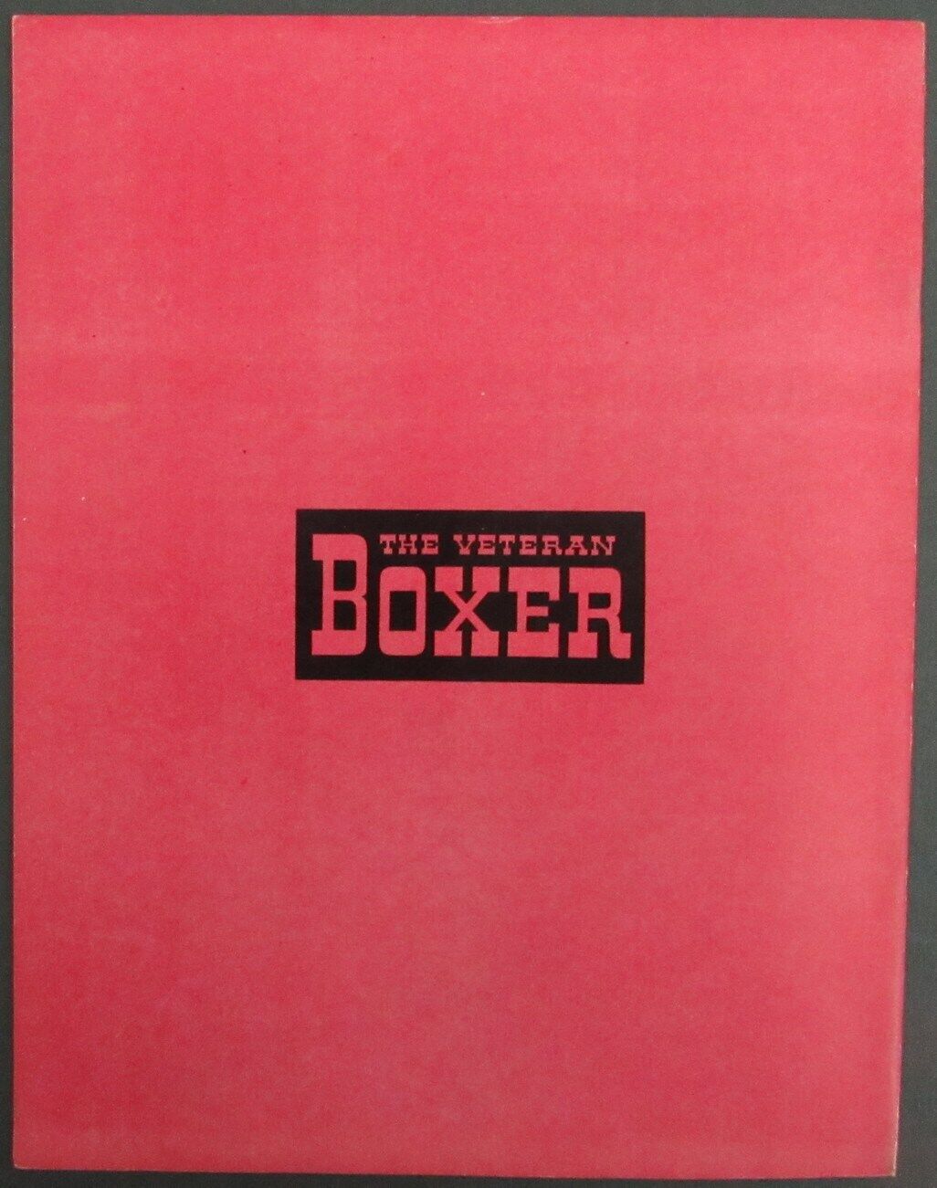 Summer 1956 Vintage The Veteran Boxer Magazine Basilio/DeMarco 167709