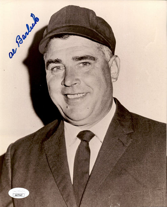 Al Barlick HOF Signed/Autographed 8x10 Photo MLB Umpire JSA 191537