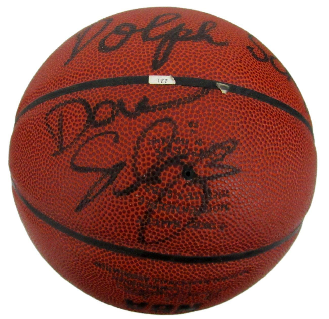 Dolph & Danny Schayes Dual-Signed Spalding NBA Basketball JSA 159493