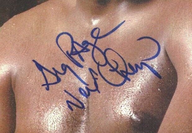 Greg Page Boxing Champ Signed/Inscribed Magazine Photo JSA 151579