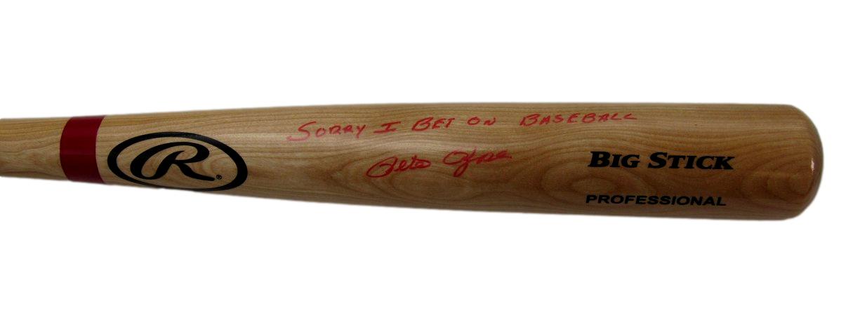 Pete Rose Signed/Inscribed Rawlings Big Stick Bat Cincinnati Reds JSA 192231