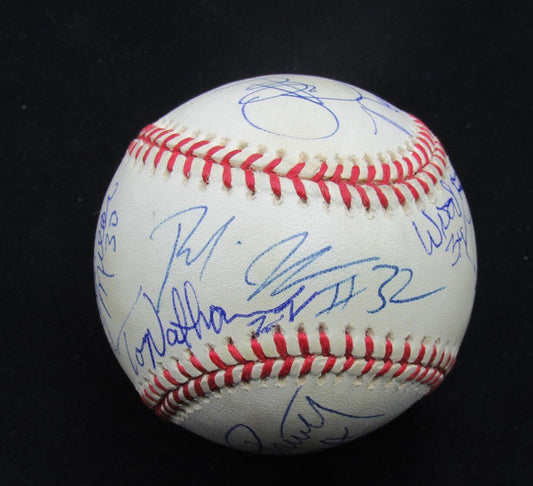 NFL Offensive Players Multi-Autographed Rawlings OAL Baseball Signed by 12