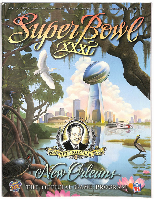 Super Bowl XXI Game Program New England Patriots vs Green Bay Packers 182088
