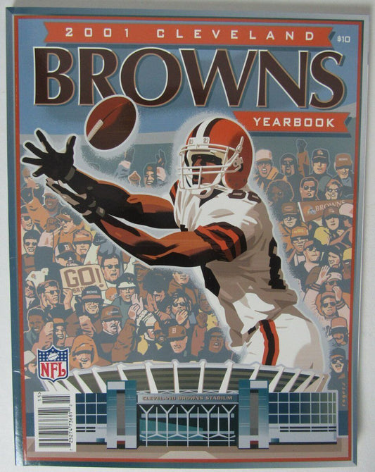 2001 Cleveland Browns NFL Football Official Team Yearbook 146172