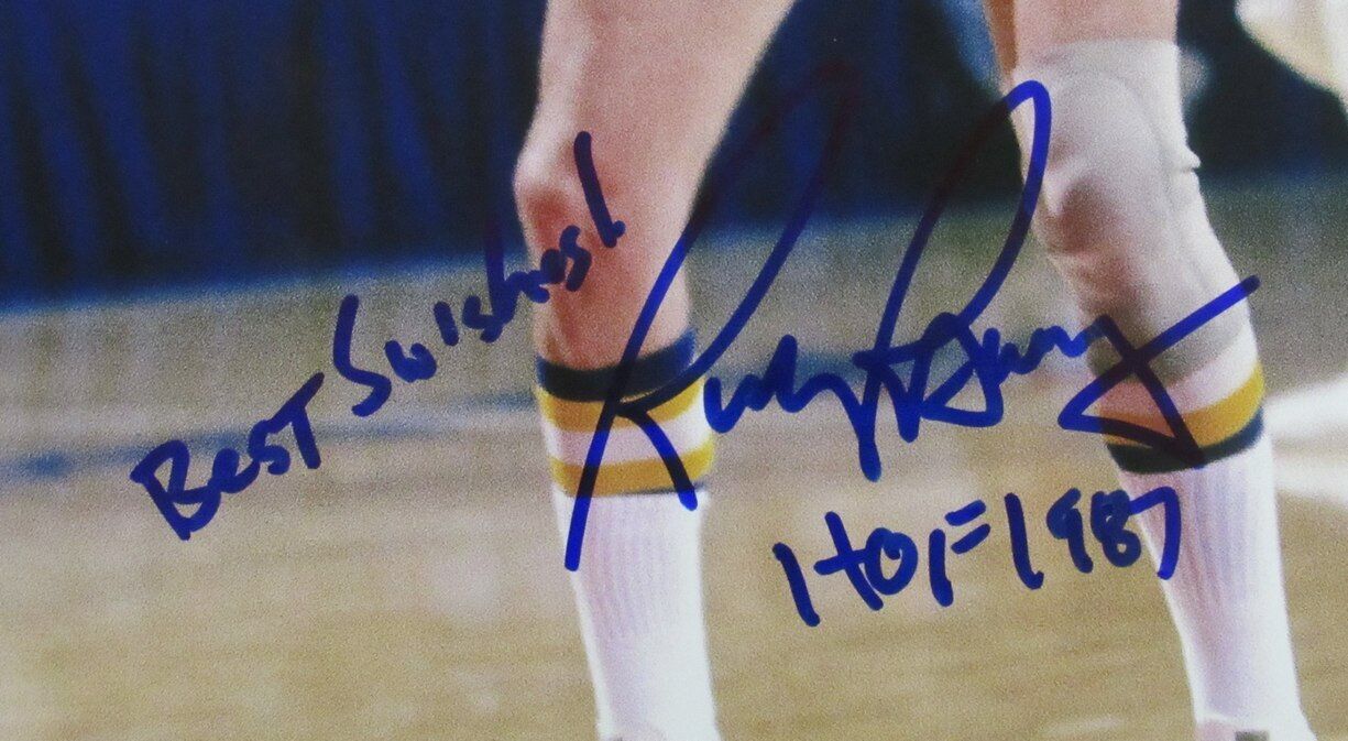 Rick Berry HOF Autographed/Inscribed 11x14 Basketball Photo Warriors Beckett