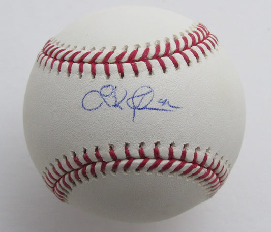 Mike Jackson Autographed OML Baseball Cleveland Indians 180545