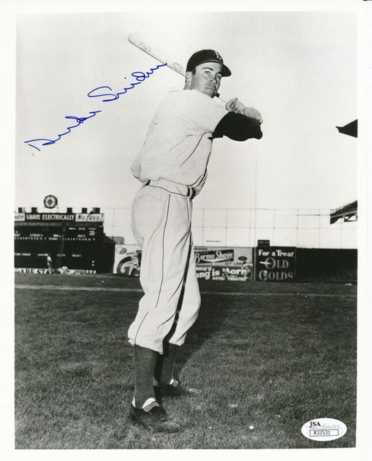 Duke SnIder Dodgers Signed/Autographed 8x10 Photo JSA 140166