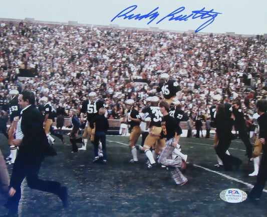 Rudy Ruettiger Autographed 8x10 Photo Notre Dame PSA/DNA