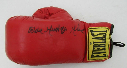 Eddie Mustafa Muhammad Signed Everlast Boxing Glove JSA 134512