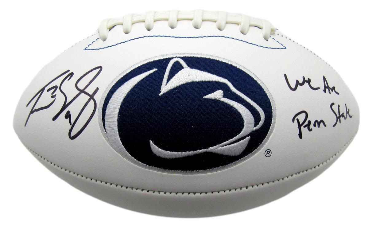 Trace McSorley Signed/Inscribed Penn State Logo White Football JSA 190346