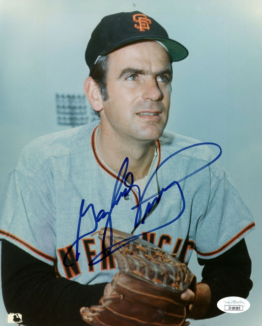 Gaylord Perry Giants HOF Signed/Autographed 8x10 Photo JSA 154485