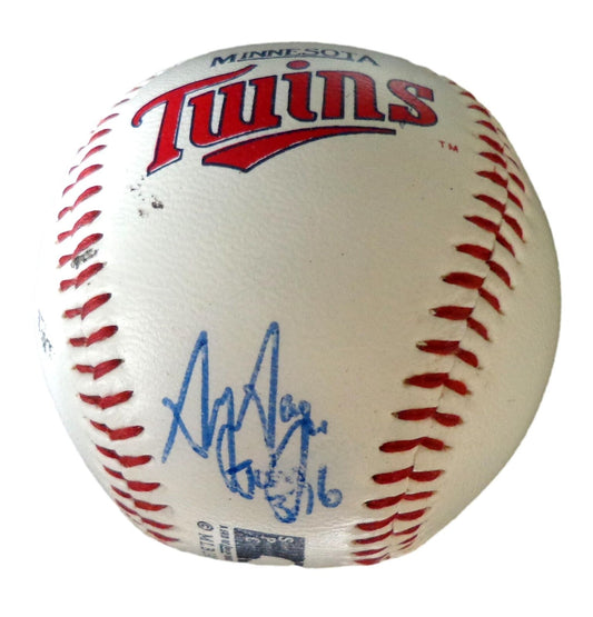 Greg Gagne Autographed Twins Logo Baseball Minnesota Twins 179883