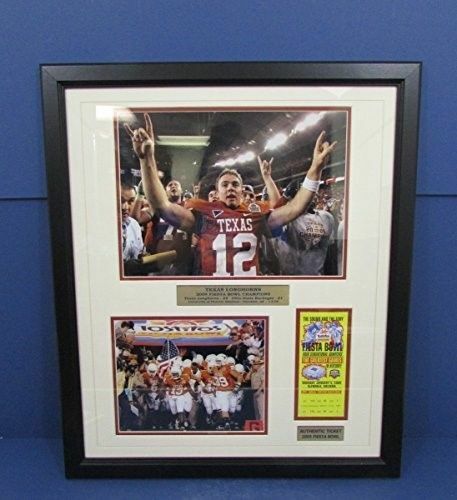 Texas Longhorns 2009 Fiesta Bowl Framed Photo Collage and Ticket 126832