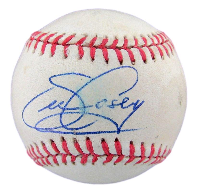 Sean Casey Autographed OAL Baseball Cleveland Indians JSA 182627