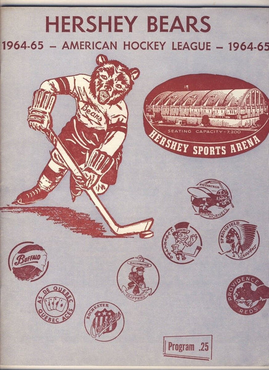 Hershey Bears 4/28 1965 Calder Cup Final Game 4 Program vs. Rochester AHL 127967