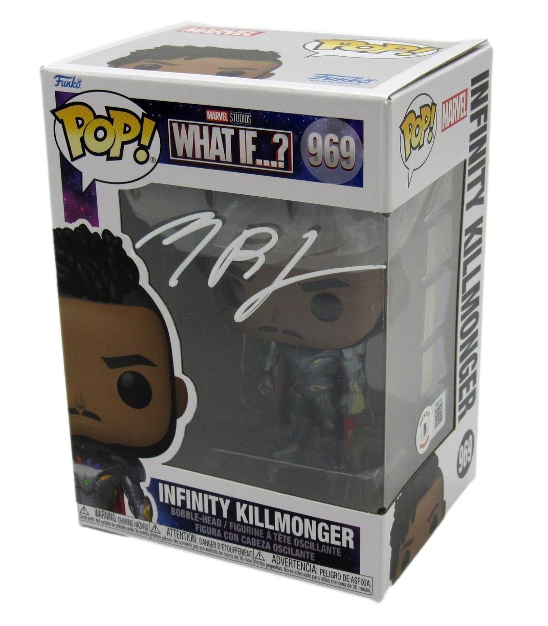 Michael B. Jordan Autographed Funko Pop! #969 "Black Panther" JSA 181190