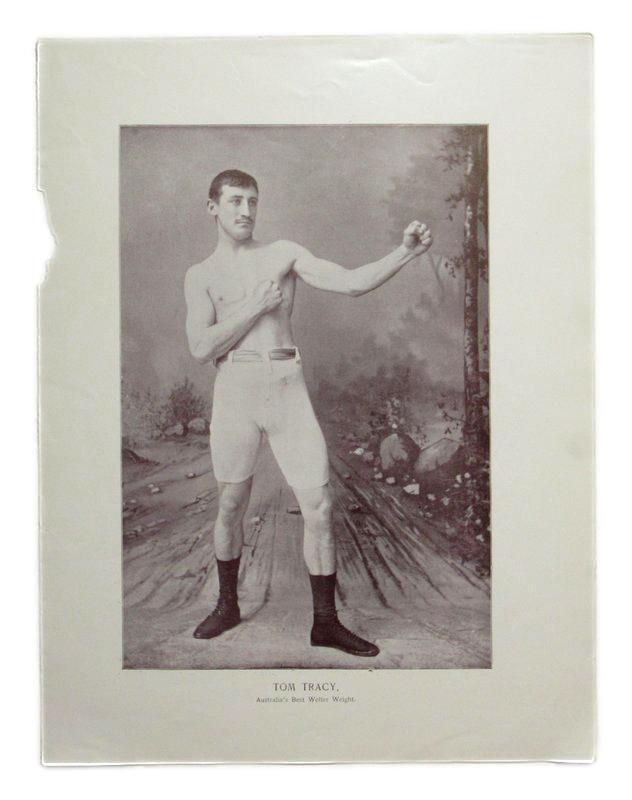 Tom Tracy Australia 1895 Boxing Gladiators 11x15 Supplement Poster