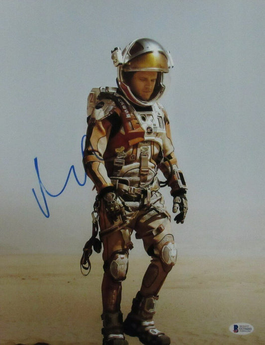 Matt Damon "The Martian" Signed/Autographed 11x14 Photo Beckett 167597