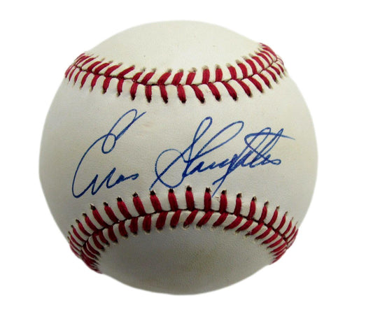 Enos Slaughter HOF Signed/Auto ONL Baseball St. Louis Cardinals JSA 191235